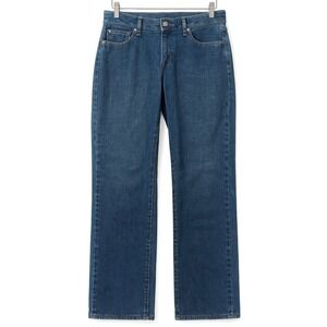 Lee Riveted Ultimate Size 5 Women's Jeans Straight Leg Dark Wash Denim Casual